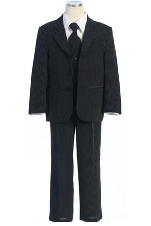 # CA5004N : Boys 5 Pcs Pin Stripe Formal Suit .