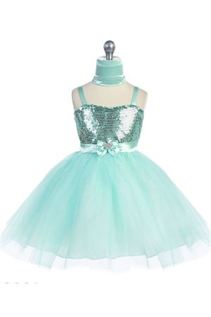 Adorable & Glamorous Tutu Sequin Dress (#CA750)