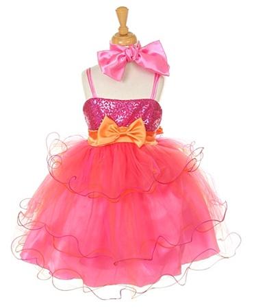 Flower Girl Dresses # CD1119L : Triple Layered Tulle Dress