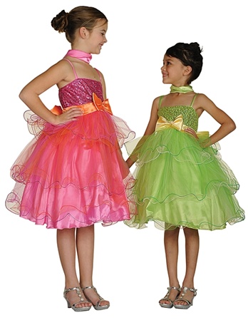 Flower Girl Dresses # CD1119L : Triple Layered Tulle Dress