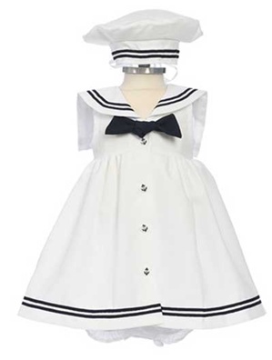Sleeveless Sailor Dress