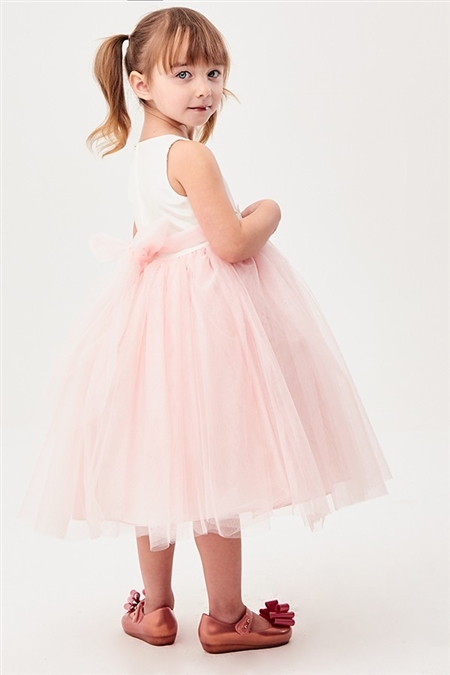 #GG3566P : solid tulle dress
