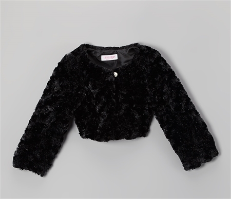 #KD330B : Cuddle Fur Bolero Jacket