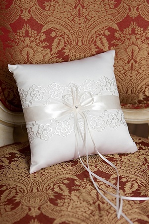 Lace Trimmed Pillow