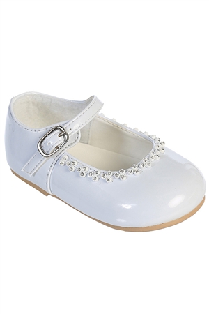 #S49 : Patten Rhinestone Shoes with Adjustable  Strap