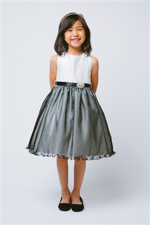 Flower Girl Dresses SK597 : Pleated Organza Skirt