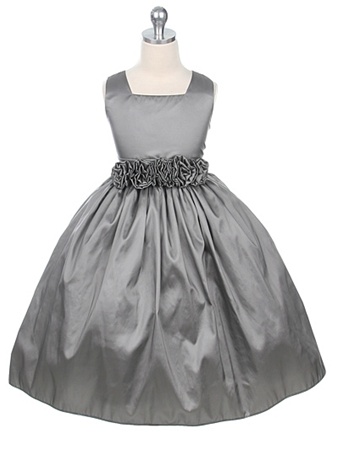 Flower Girl Dresses SW3047SL: Sleeveless, Light Weight Taffeta Dress