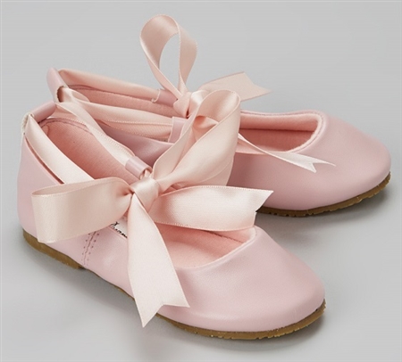 #BS004 pink : Ballerina Shoes / Ribbon Tie