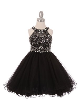 #CD5022 : Sleeveless Embellished Short Party Dress