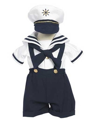 Boy's Sailor Short Set