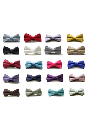 Solid Boy's Bow Ties