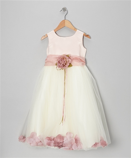 #KD160B rose top : Flower Petal Dress