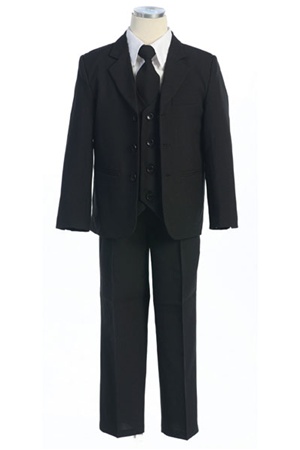 # KD5001BK : Boys 5 Pcs Formal Suit .