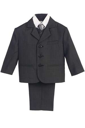 #LT3710CH : Boys Formal Suit with Vest and Tie