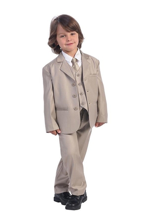 #LT3710K : Boys Formal Suit with Vest and Tie