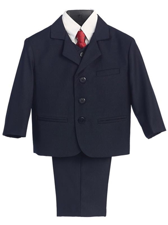 #LT3710N Boys Formal Suit with Vest and Tie