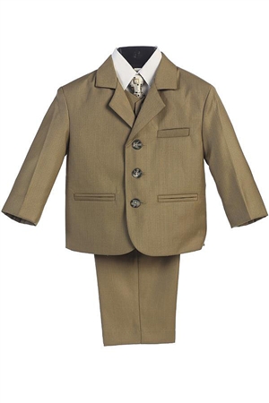 #LT3710OL : Boys Formal Suit with Vest and Tie