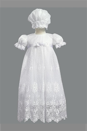 #LTMadison : Girls Christening Gown 2 Piece Tulle