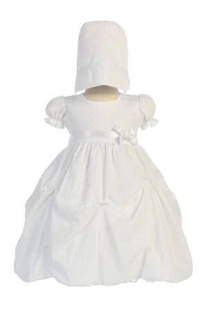 White Poly Cotton Jacquard Gathered DressWhite Poly Cotton Jacquard Gathered DressWhite Poly Cotton Jacquard Gathered Dress
White Poly Cotton Jacquard Gathered Dress