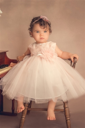 #PA266B_fl-95 : Baby Janet Dress