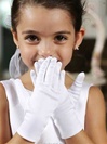 Short Satin Gloves