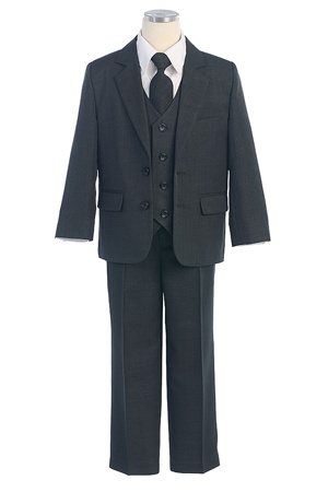 #SKM131C : Boy's 5 Piece 2-Button Suit Set