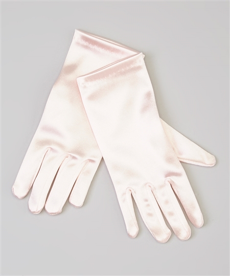 #TTSG pink : Short Satin Gloves